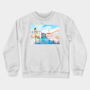 Empuriabrava. Carrer Port Rhodes Crewneck Sweatshirt